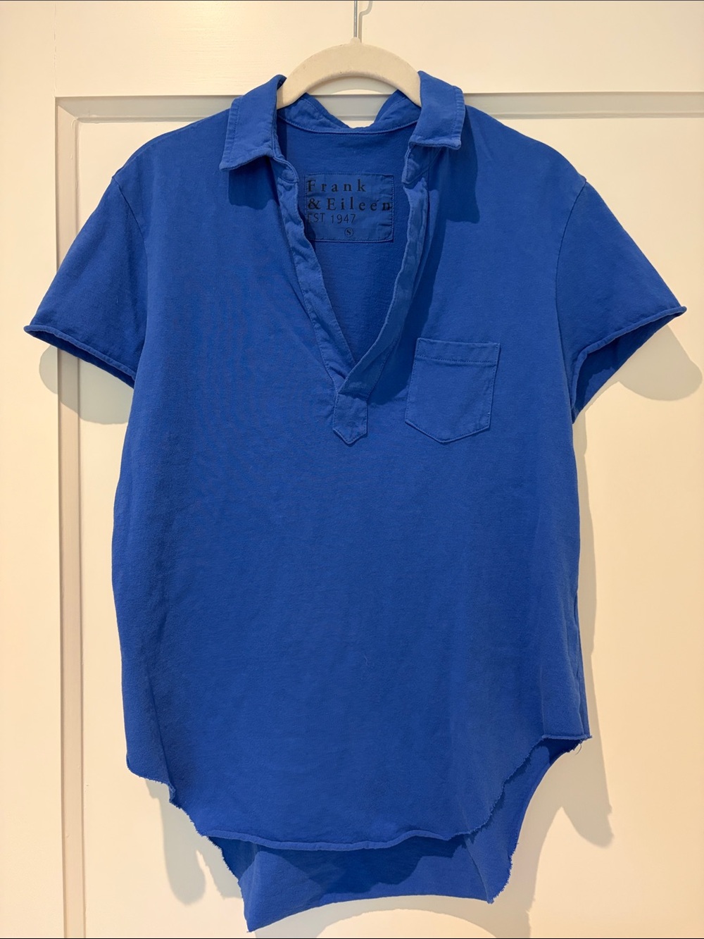 Frank & Eileen Royal Blue Polo-Style Shirt